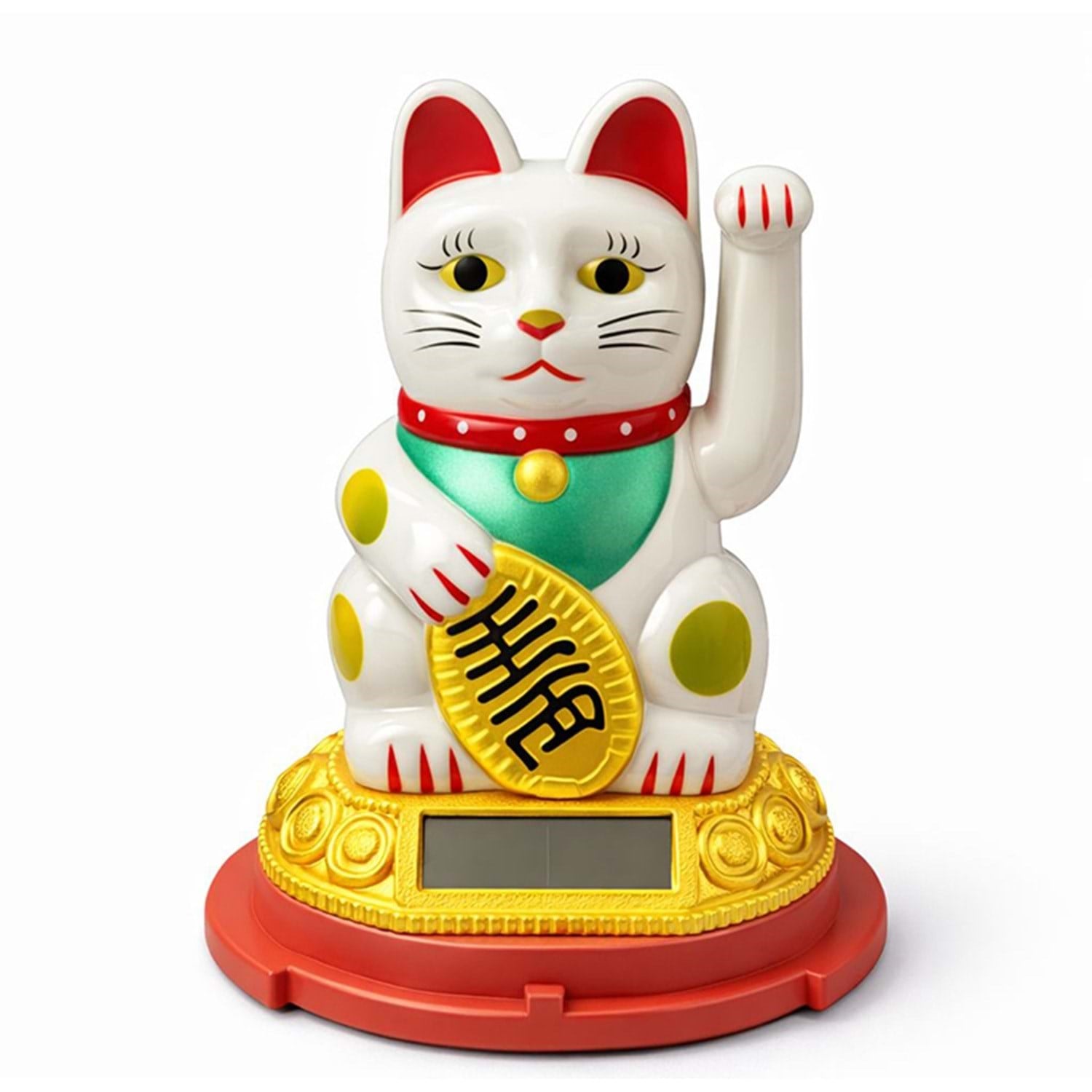 Güneş Enerjili Maneki Neko Şans Kedisi Biblo