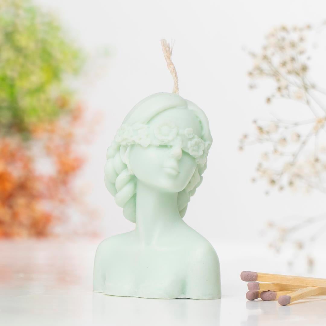 Kadın Temalı Soya Mum