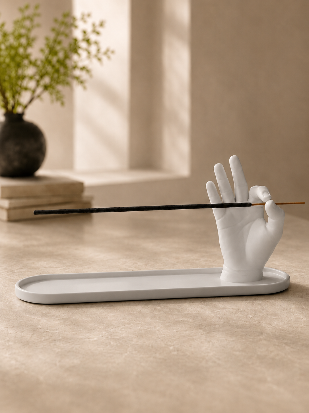 Ok El Baskı Modern Dekoratif Tütsülük Model