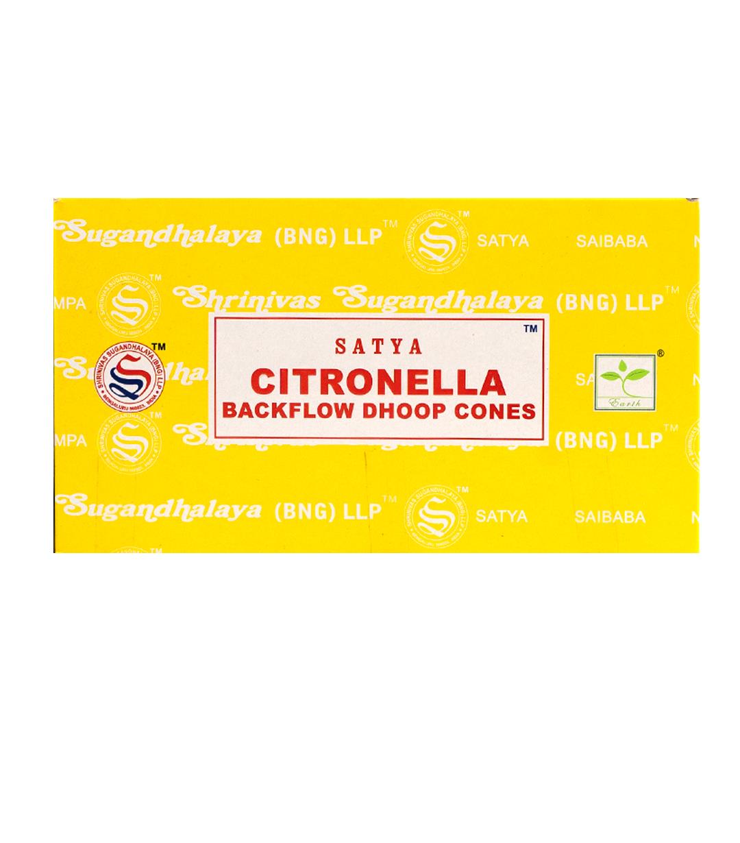 Satya Citronella Geri Akışlı Şelale Tütsü