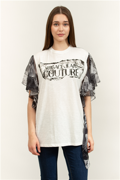 76HAHE03J0123 R LOGO MAGAZINE T-SHIRT