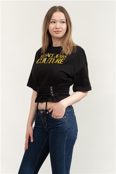 76HAHG04CJ00G LOGO GUMMY GLITTER T-SHIRT