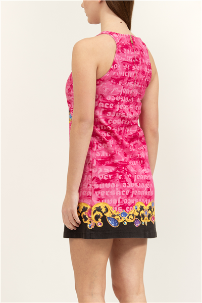 76HAO99PES107L54 c PANEL DRESS