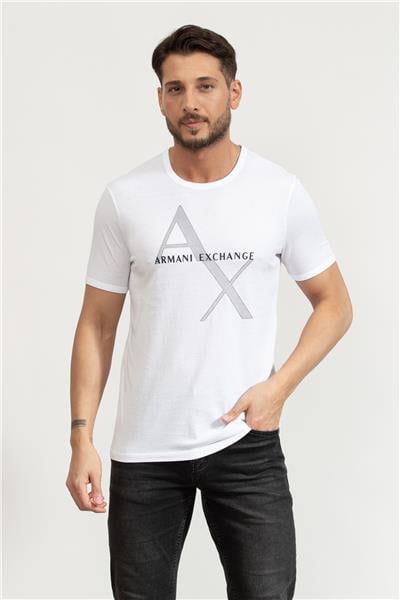 Armani Exchange Erkek Bisiklet Yaka T-Shirt