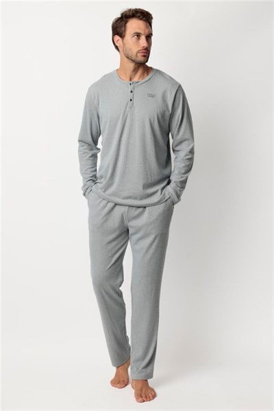 Admas Canale Supersoft Erkek Pijama Takımı Mavi