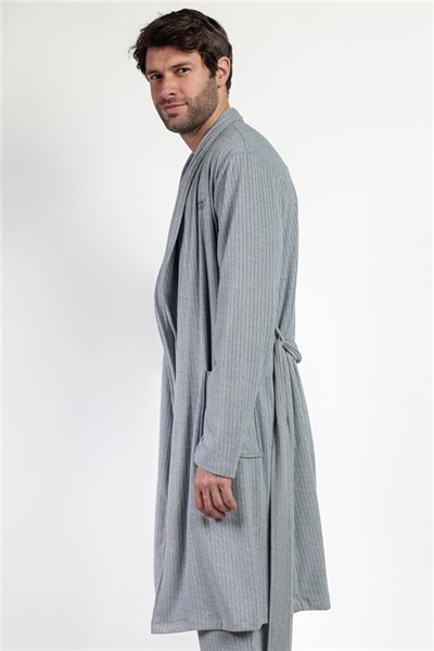 Admas Canale Supersoft Erkek Sabahlık Mavi