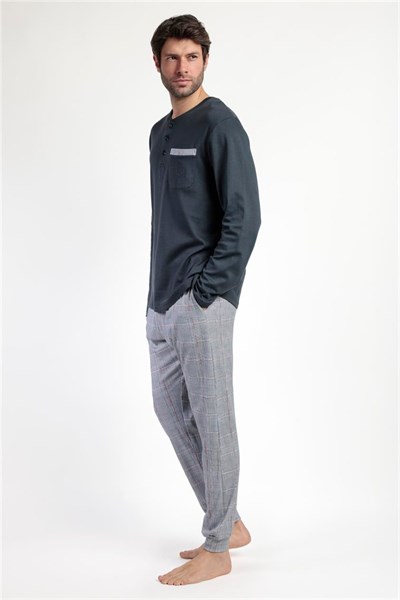 Admas Harris Erkek Pijama Takımı Gri