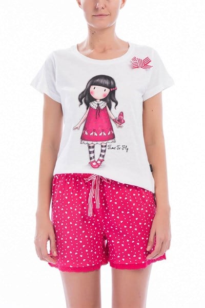 Admas Kadın Pijama Takım Beyaz