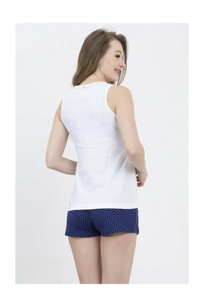 Admas Kadın Pijama Takım Beyaz