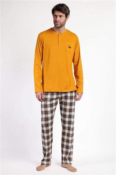 Admas Lou Lou Returns Erkek Pijama Takımı Hardal