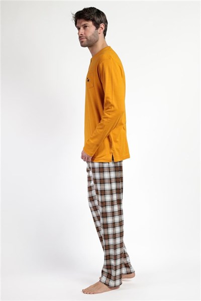 Admas Lou Lou Returns Erkek Pijama Takımı Hardal