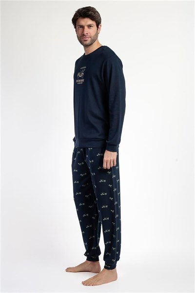 Admas Old School Erkek Pijama Takımı Çok Renkli