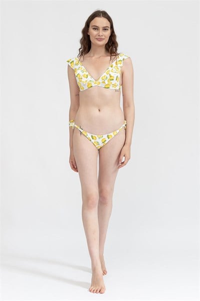 Admas Triangulo Copa Lemons Bikini Takımı Sarı