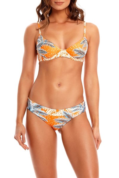 Agua Bendita Arabella Jessie Bikini Üstü Turuncu