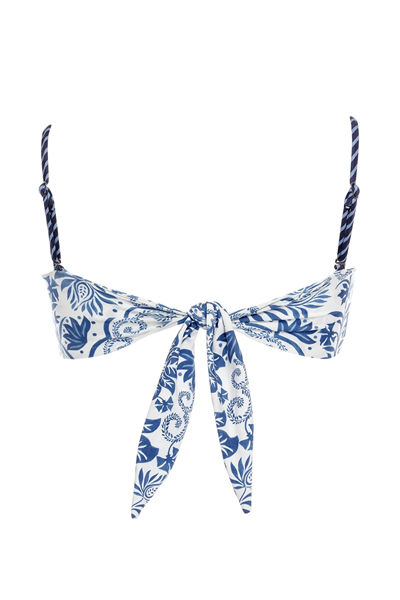 Agua Bendita Lace Batik 20519 Kadın Bikini Üstü Mavi