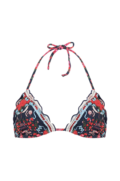 Agua Bendita Lolita Ruche Cherish 20583 Kadın Bikini Üstü Çok Renkli