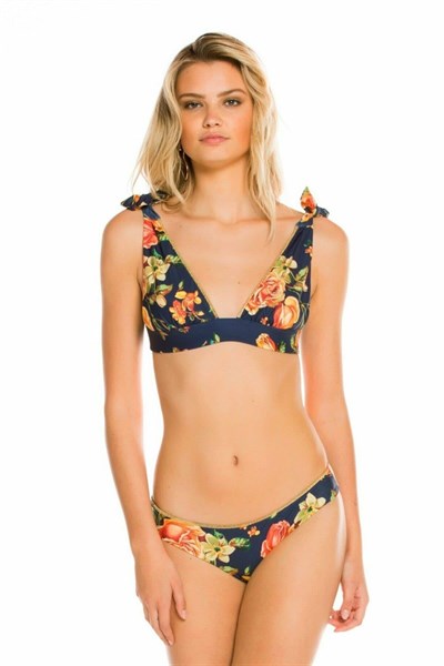 Aqua Bendita Kadın Bikini Üstü Lacivert