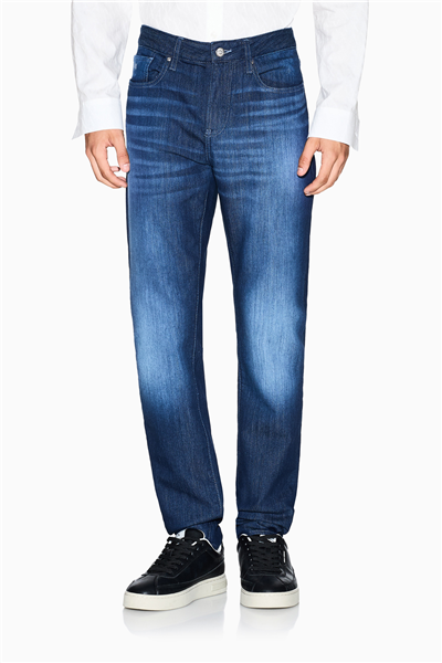 Armani Exchange Erkek 5 Cepli Pantolon Mavi