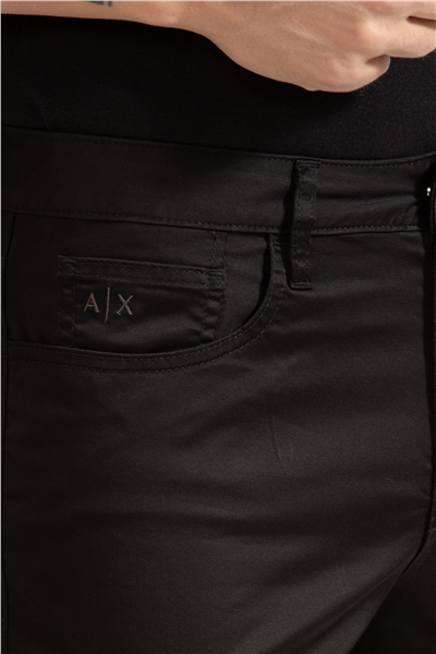Armani Exchange Erkek 5 Cepli Pantolon Siyah
