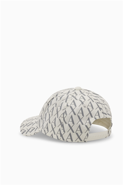 Armani Exchange Erkek Baseball Şapka Beyaz
