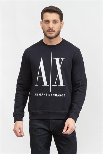 Armani Exchange Erkek Bisiklet Yaka Sweatshirt