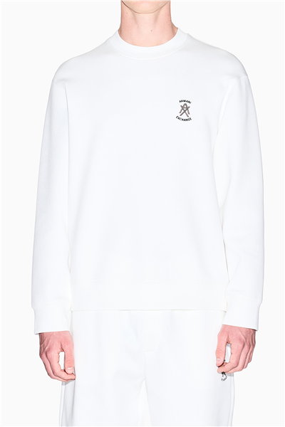 Armani Exchange Erkek Bisiklet Yaka Sweatshirt