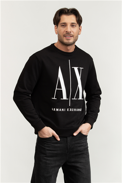 Armani Exchange Erkek Bisiklet Yaka Sweatshirt
