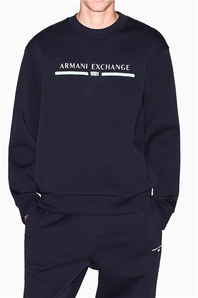 Armani Exchange Erkek Bisiklet Yaka Sweatshirt