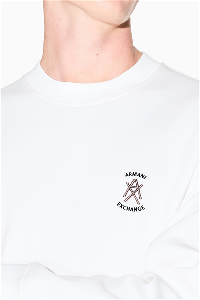Armani Exchange Erkek Bisiklet Yaka Sweatshirt
