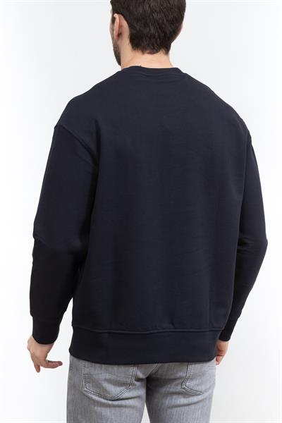 Armani Exchange Erkek Bisiklet Yaka Sweatshirt Lacivert
