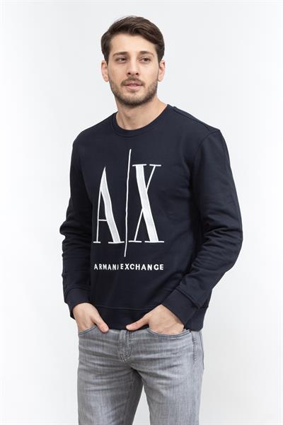 Armani Exchange Erkek Bisiklet Yaka Sweatshirt