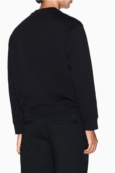 Armani Exchange Erkek Bisiklet Yaka Sweatshirt Siyah