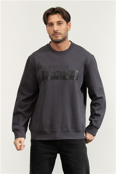 Armani Exchange Erkek Bisiklet Yaka Sweatshirt