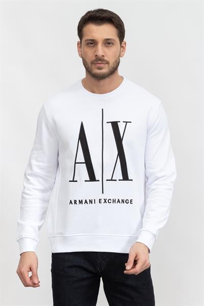 Armani Exchange Erkek Bisiklet Yaka Sweatshirt