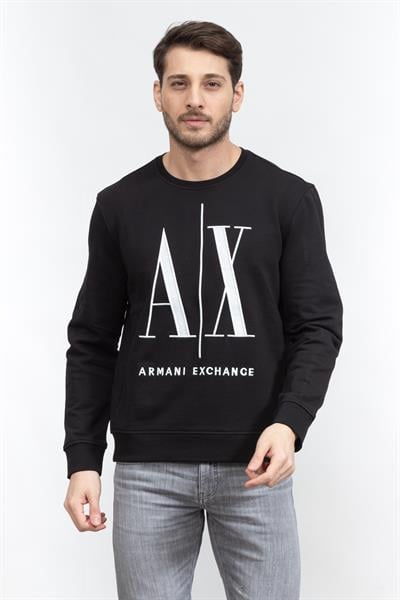 Armani Exchange Erkek Bisiklet Yaka Sweatshirt