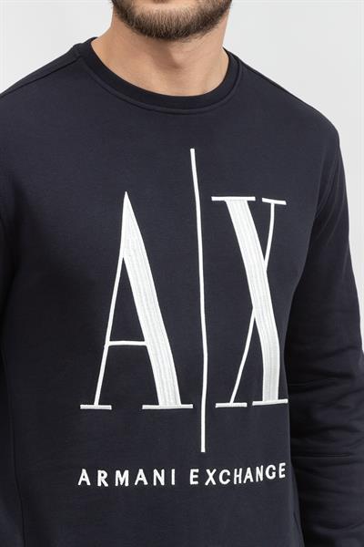 Armani Exchange Erkek Bisiklet Yaka Sweatshirt