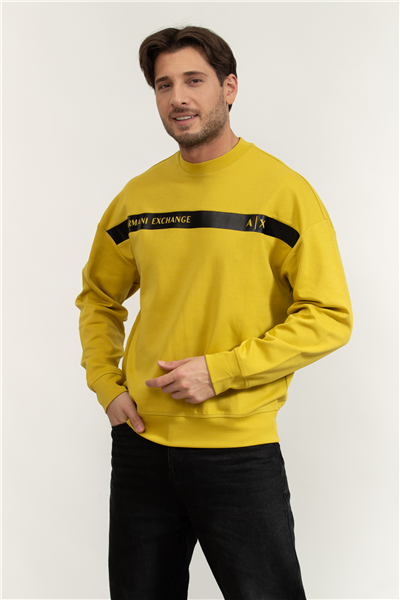 Armani Exchange Erkek Bisiklet Yaka Sweatshirt