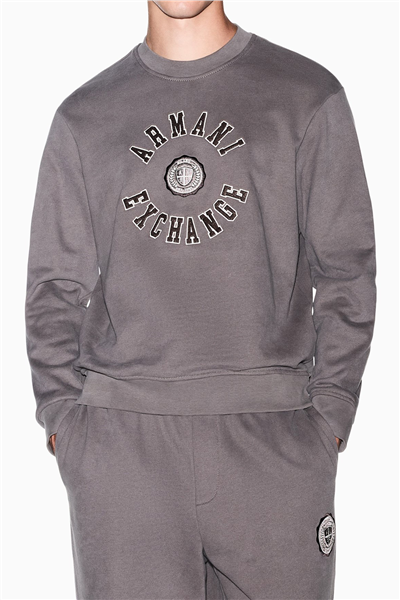 Armani Exchange Erkek Bisiklet Yaka Sweatshirt