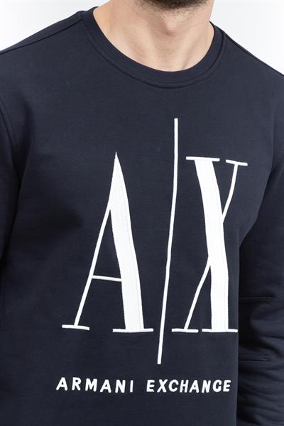 Armani Exchange Erkek Bisiklet Yaka Sweatshirt