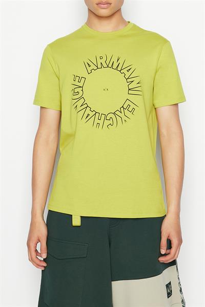 Armani Exchange Erkek Bisiklet Yaka T-Shirt Çok Renkli