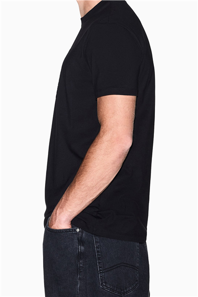 Armani Exchange Erkek Bisiklet Yaka T-Shirt Siyah