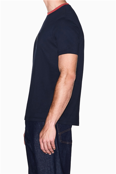 Armani Exchange Erkek Bisiklet Yaka T-Shirt Lacivert