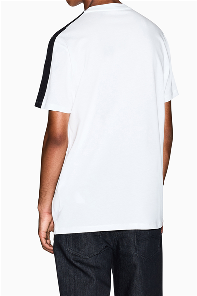Armani Exchange Erkek Bisiklet Yaka T-Shirt Beyaz