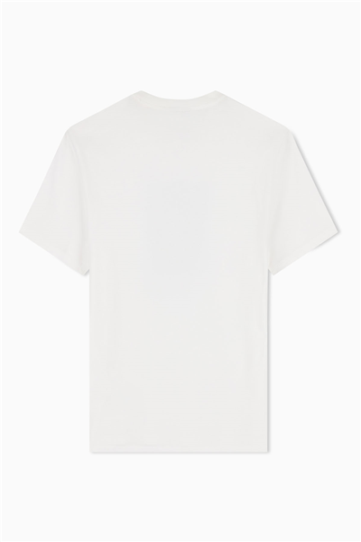 Armani Exchange Erkek Bisiklet Yaka T-Shirt Beyaz
