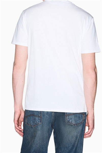 Armani Exchange Erkek Bisiklet Yaka T-Shirt Beyaz