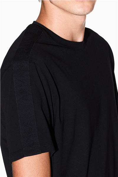 Armani Exchange Erkek Bisiklet Yaka T-Shirt Siyah