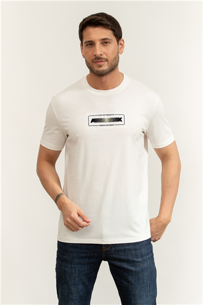 Armani Exchange Erkek Bisiklet Yaka T-Shirt