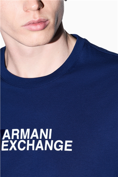 Armani Exchange Erkek Bisiklet Yaka T-Shirt