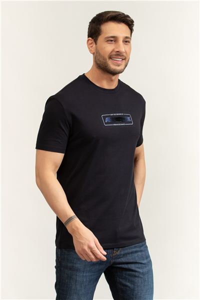 Armani Exchange Erkek Bisiklet Yaka T-Shirt