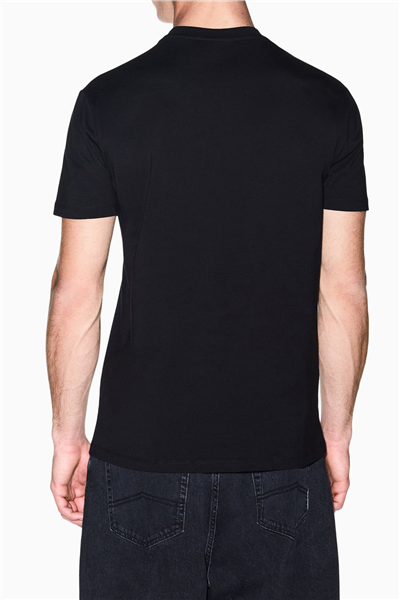 Armani Exchange Erkek Bisiklet Yaka T-Shirt Siyah